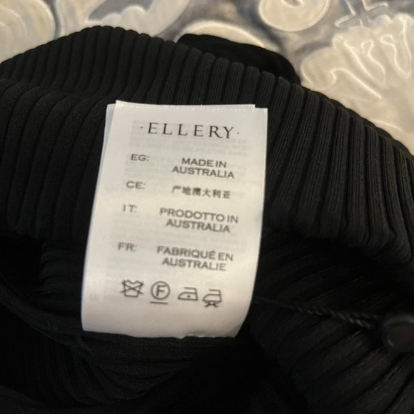 Ellery Tall T Overlay Rib Skirt - Picture 8 of 13